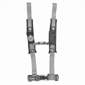 Pro Armor 4-Point 2" Harness w/ Sewn in Pads Silver